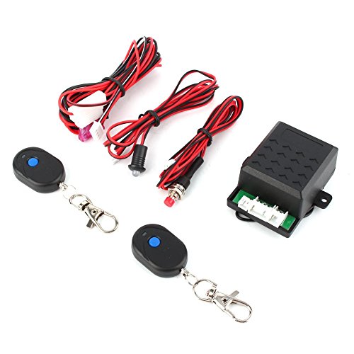 Keenso - Sistema de alarma universal inmovilizador de cierre centralizado para coche, con control...