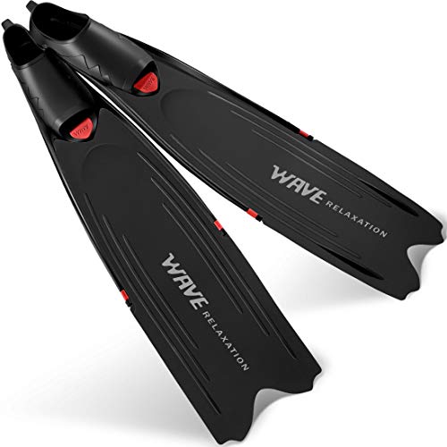 Wave Sport - Aletas de buceo de hoja larga para freediving y pesca submarina