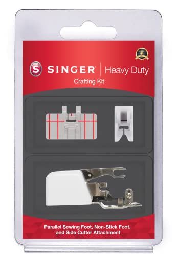 SINGER Kit de prensatelas de Alta Resistencia, Plata
