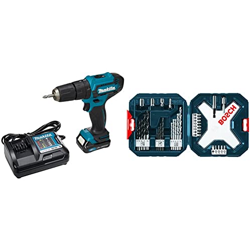 Rotomartillo, taladro, atornillador, con broquero 5/16” inalambrico 12v. 2 velocidades. HP333DWYX3...