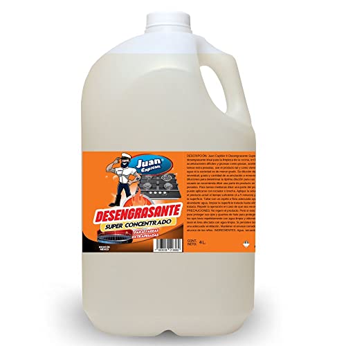 Juan Capitán: Super Desengrasante Poder Concentrado (Quita Cochambre y Grasa Cocina, Asadores,...