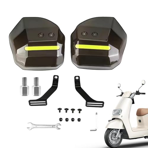 heybb Paramanos para Scooters, Protectores de Manillar con Tiras Reflectantes, Protectores de...