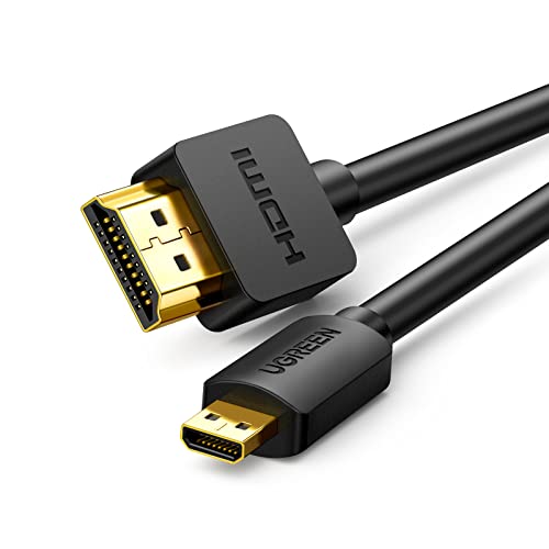 UGREEN Micro HDMI a HDMI Macho a Macho Cable de Alta Velocidad con Ethernet Soporta 4K, 3d,...
