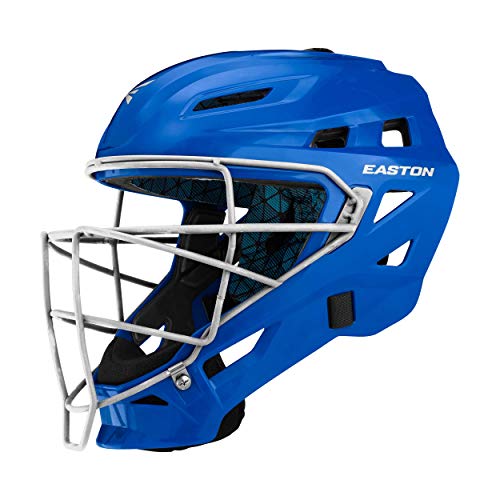 Easton Gametime - Casco para Receptor de béisbol, Grande, Real