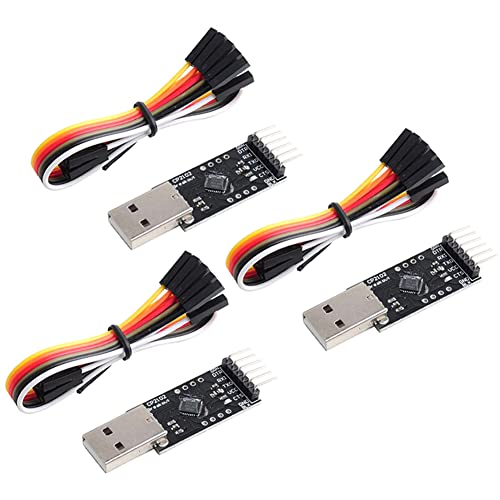 DIYmall - Módulo serie CP2102 USB a TTL con pin DTR, adaptador convertidor STC Downloader Module...