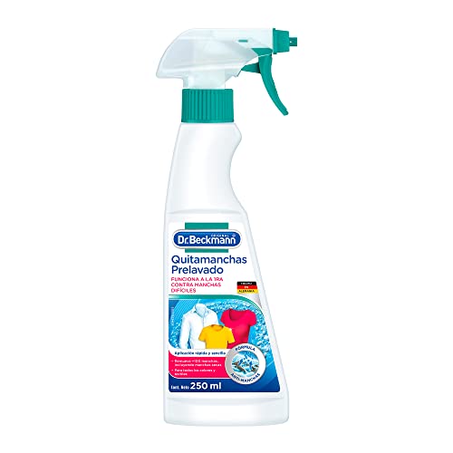 Dr. Beckmann, Quitamanchas Prelavado, en Spray, Elimina Manchas Comunes en Ropa, Sin Cloro, Ropa...