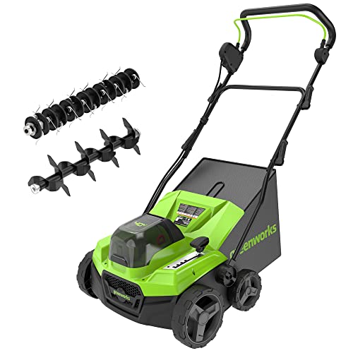 Greenworks - Dethatcher/escarificador (40 V, 15 Pulgadas), Solo Herramienta
