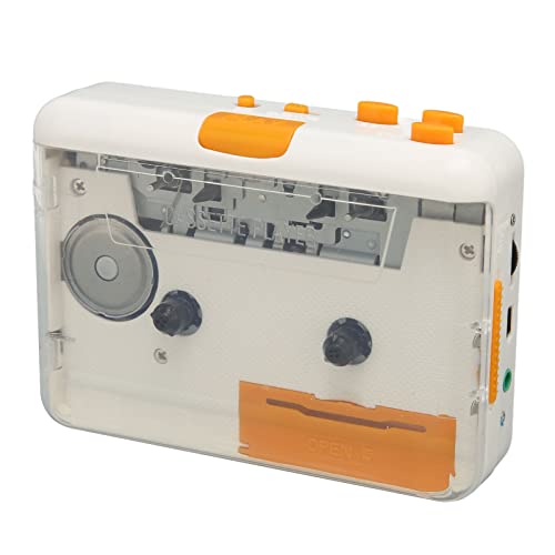 Reproductor de Casete Portátil, Walkman Cassette Audio Reproductor de Música Convertidor de Cinta...