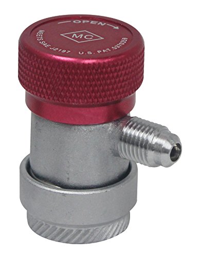 MASTERCOOL (82834-E R134a - Acoplador rápido Manual de 1/4 Pulgadas FL-M x 16 mm de Alto Lateral,...