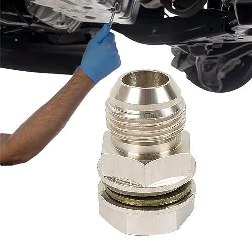 ZUKPUMNE Montaje con Tuerca | Conector Tubo roscado,Conectores universales Aceite Drenaje Acero al...