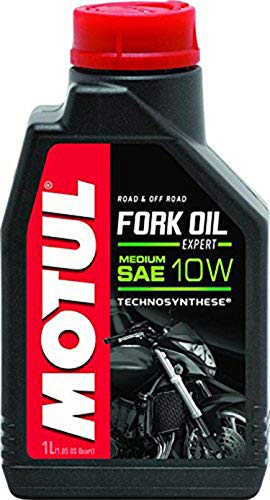 Motul 105930 Expert - Aceite de horquilla (10 W, medio), 1 litro, 33.81 onzas líquidas