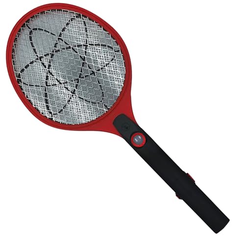 VIEX Raqueta Eléctrica Mata Mosquitos con Linterna Led y Clavija para Recargar | Matamoscas...