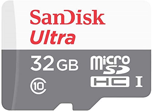 SanDisk Tarjeta de Memoria Ultra MicroSDHC 32GB Velocidad 100 MB/S** Clase 10 SDSQUNR-032G-GN3MA