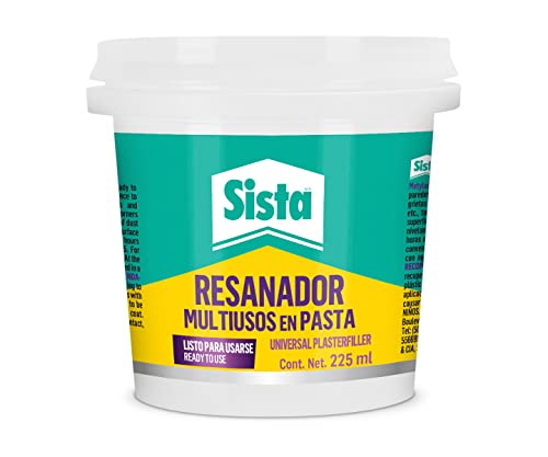 Sista Resanador Multiusos, pasta suave para resanar, cubrir huecos o grietas, techos y plafones, no...