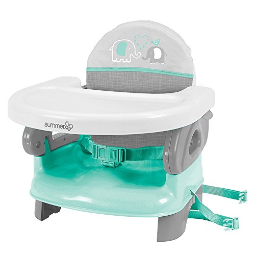Summer Infant Deluxe Asiento Elevador para Bebé, Color Gris