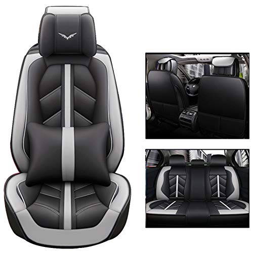 YZU (Delantero + Trasero) Fundas de Asiento de Coche universales de Cuero para Chery Passat Chrysler...