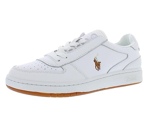 POLO RALPH LAUREN Court Tenis bajos, Blanco, 9 US