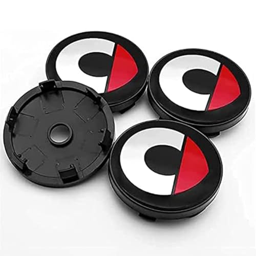 CAULO 4 Piezas Tapas Centrales Tapacubos, para Mercedes Benz Smart 450 451 453 Fortwo Forfour,...