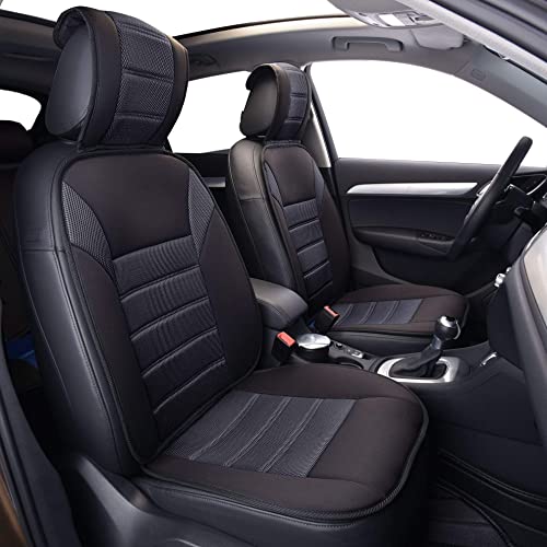 FH GROUP FB201BLACK102 Black Front Ultra Fine Seat Cushion Pad