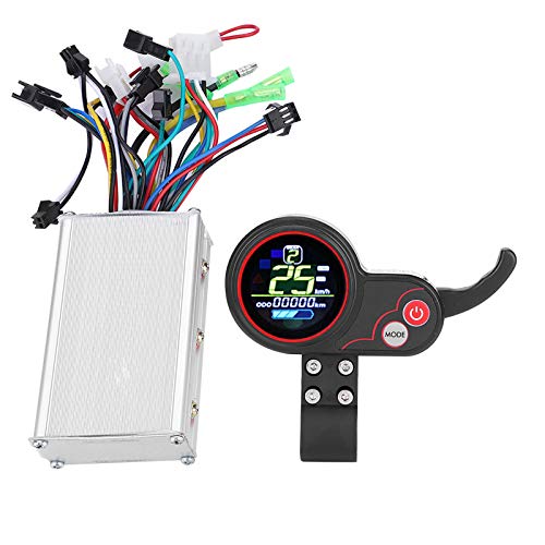 Controlador de Bicicleta Eléctrica, Controlador de Velocidad sin Escobillas de Scooter Eléctrico a...