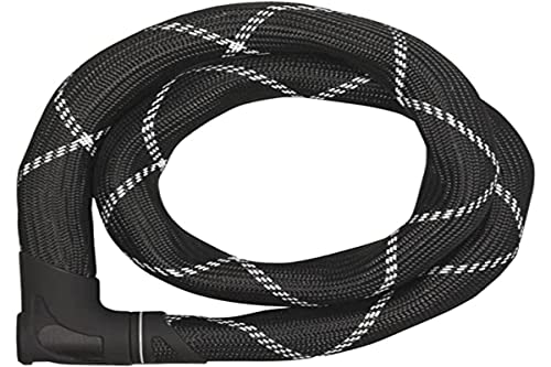 ABUS Steel-O-Chain 8210/110 - Moto, color negro