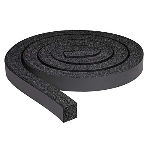 yotache - Tira aislante de espuma para ventana y aire acondicionado, 2 unidades, 1 x 1 pulgada, sin...