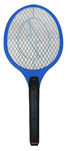 Raqueta GECKO eléctrica mata mosquitos, moscas - Recargable con clavija para pared - Eliminación...