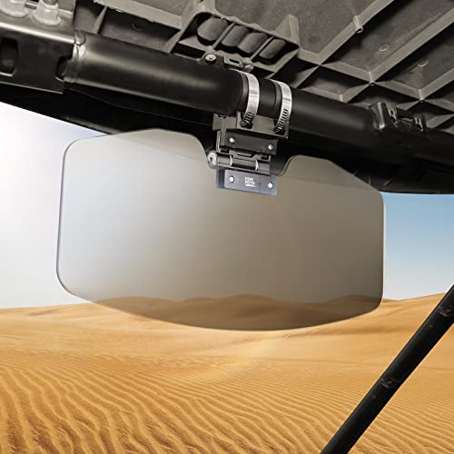 KEMIMOTO - Visera Solar teñida para UTV Side X Side 1.5-2 Pulgadas, Barras enrollables compatibles...