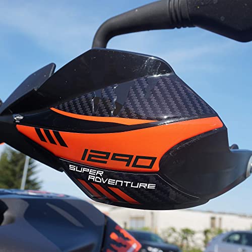 Resin Bike Autocollant Moto Compatibles avec KTM 1290 Super Adventure R 2017 2020 Blanc. Protection de Réservoir Contre les Chocs et les Éraflures. Autocollant 3D Résinés - Fabriqué en Italie