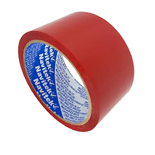 1 Rollo Cinta Para Empaque De 48x150 Color Roja