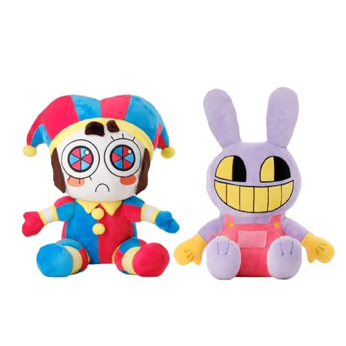 The Digital Circus Plush Doll,Cute Cartoon Rabbit Stuffed Animal Plushie Doll,Pomni Jester...