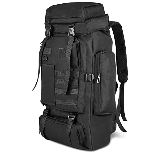 Mochila Senderismo 80L Mochila Viajera 900D Tela Impermeable Mochila Camping Gran Capacidad Mochila...