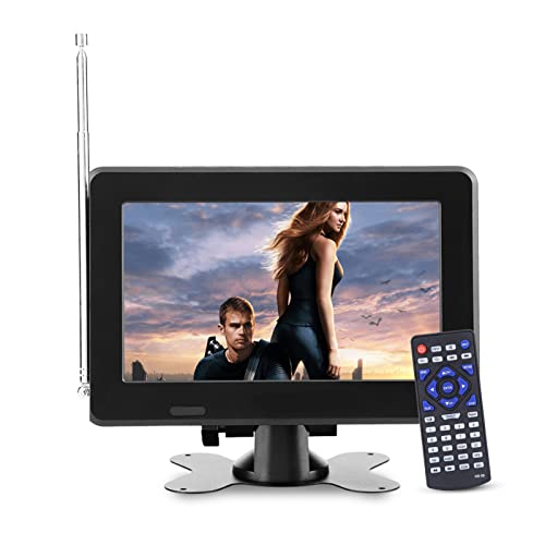 Televisor Portátil Pequeño de 7 Pulgadas, 1080P, ATSC Car Digital TV, Estéreo de Alta...