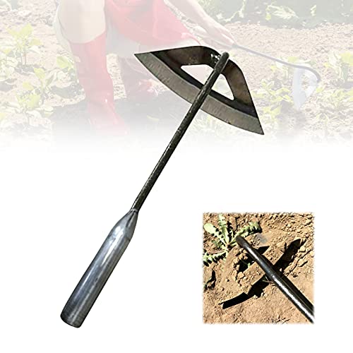 Azada hueca endurecida de acero – Weeder manual de jardín, herramientas duraderas de borde...