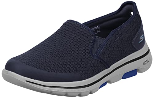 Skechers Gowalk 5 - Beeline sin Cordones para Hombre, Marino, 9.5 X-Wide
