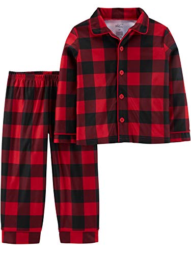 Simple Joys by Carter's - Conjunto de pijama de 2 piezas estilo abrigo para bebé, diseño a cuadros...