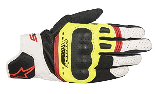 Alpinestars SP-5 Leather Gloves (LARGE) (BLACK)