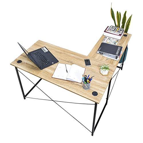 TOPLIVING Escritorio Minimalista Escritorio para Computadora Moderno Escritorios De Oficina,...