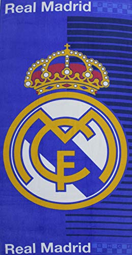 Hilasal Toalla Oficial Club Real Madrid, 100% de algodón