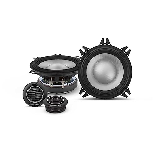 Alpine S2-S40C - Juego de altavoces componentes de próxima generación de serie S de 4 pulgadas