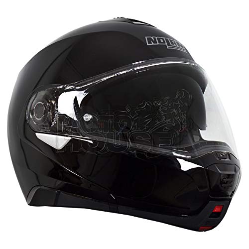 CASCO NOLAN N100-5 NEGRO BRILLANTE ABATIBLE TALLA S 2019 NUEVO PARA MOTOCICLETA DUCATI BMW KTM DOBLE...