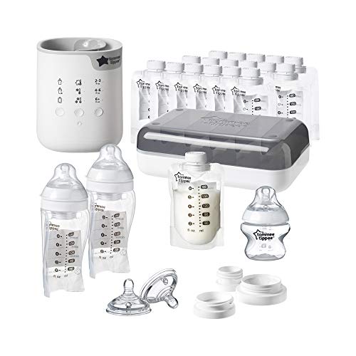 Tommee Tippee Juego Completo De Iniciación Para La Alimentación Con Leche Materna, Pump & Go,...