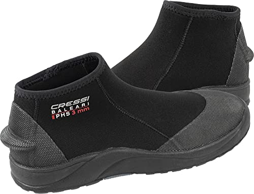 Cressi Baleari MD PHS, Negro/Negro, 7.5