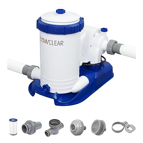 BESTWAY 58392E Flowclear 2500 GPH Bomba de Filtro de Agua para Piscinas sobre el Piso con...