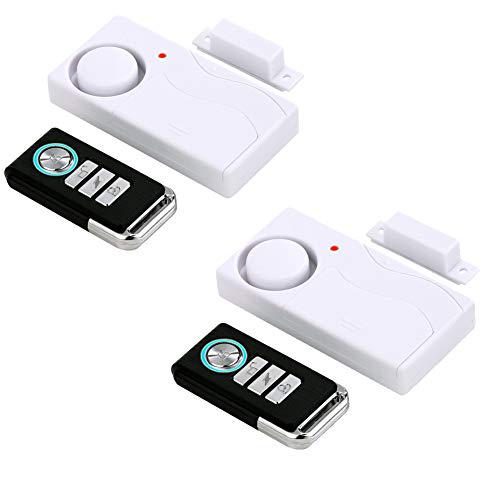 HENDUN - Alarma de puerta inalámbrica con mando a distancia, alarmas abiertas de ventanas, sensor...