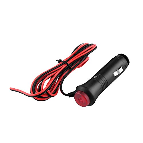 Adaptador de enchufe del encendedor de cigarrillos macho del coche Fuente de alimentación del...