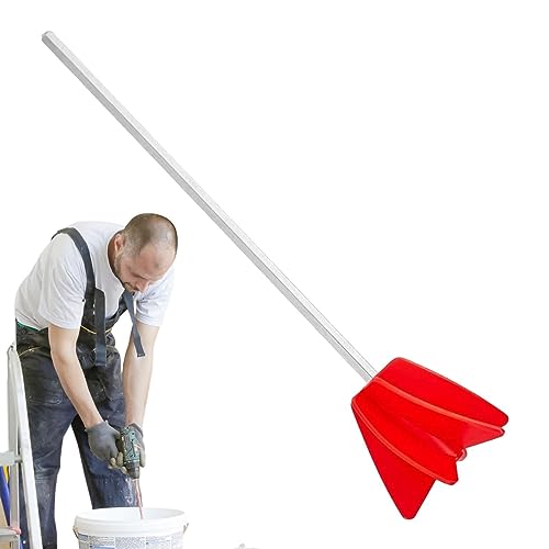 KLUFO Hormigonera para Taladro | Taladro Metal Mezclador paletas Potencia 5 Hojas - Mezclador...