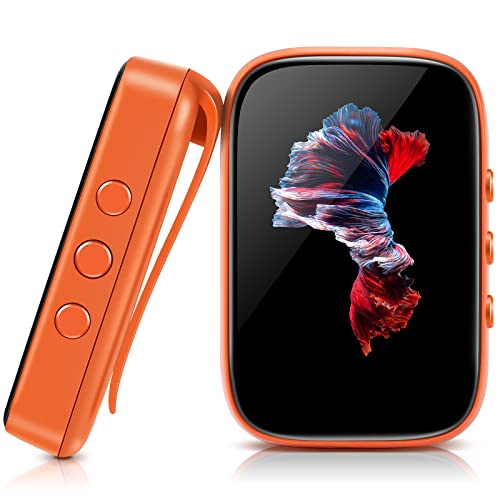 Reproductor MP3 con Bluetooth, reproductor de música portátil MP3 y MP4 con radio FM, grabación...