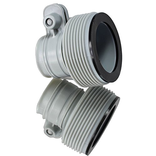 INTEX 1.25' to 1.5' Type B Hose Adapters for Pumps & Saltwater System | Set of 2