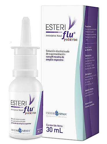 Esteriflu Pediátrico, Solución Nasal, Limpia e Hidrata, Spray de 30ml